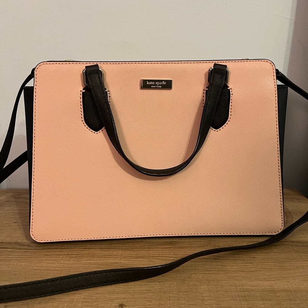 COPY - COPY - COPY - Kate Spade Ballet Pink and Black Purse